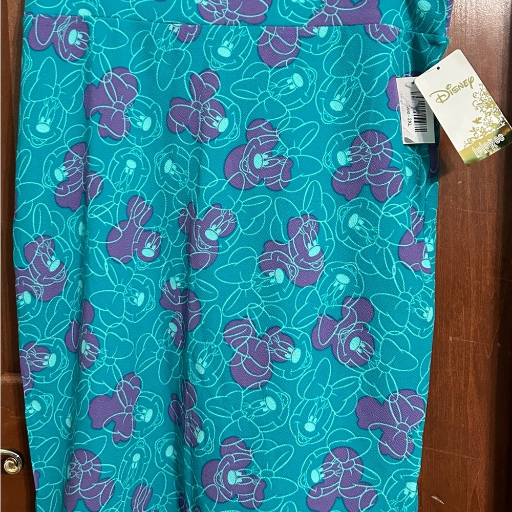 Disney‎ Minnie Mouse LuLaRoe Cassie Skirt Womens 2XL NWT